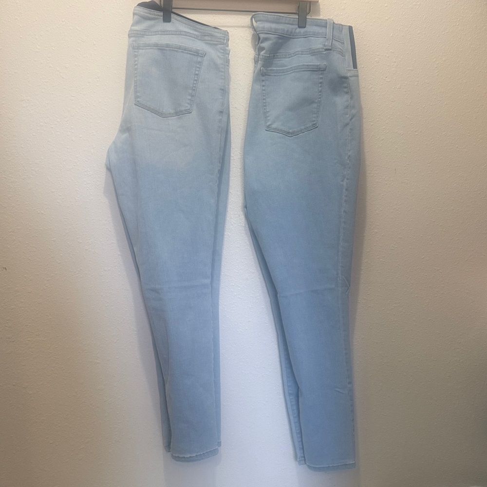 Isabel Maternity Light Blue Women's Jeans 2 Pairs, Size 12
